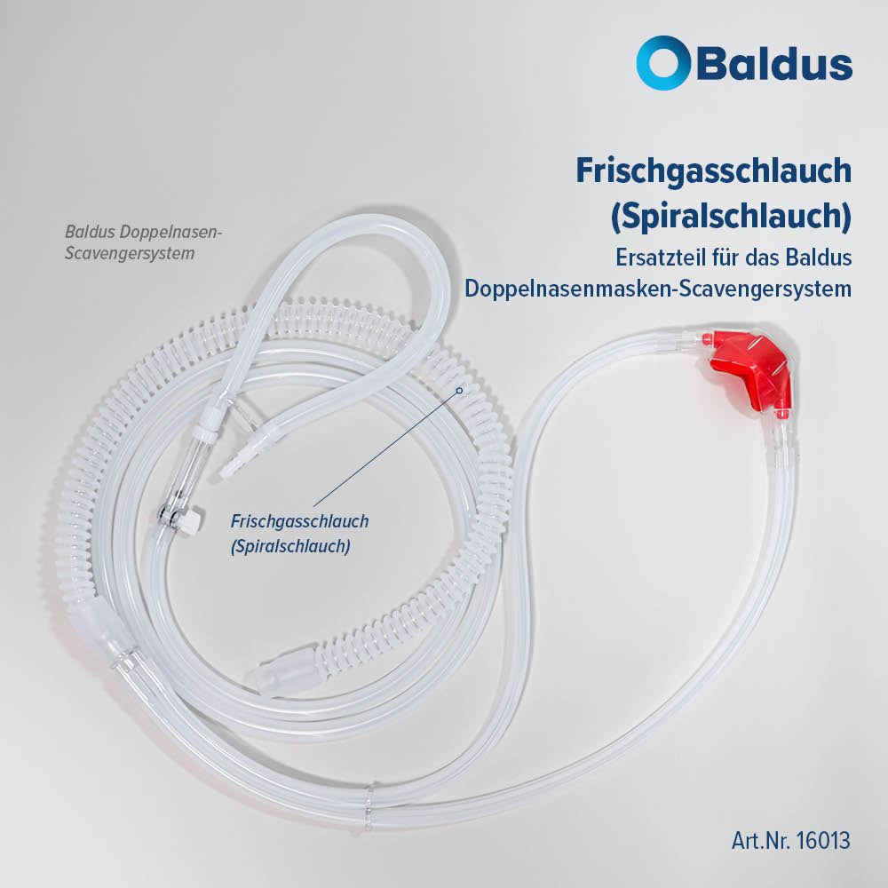 Frischgasschlauch (Spiralschlauch)