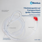 Y-Verbindungsstück auf Frischgasschlauch / großer Y-Konnektor