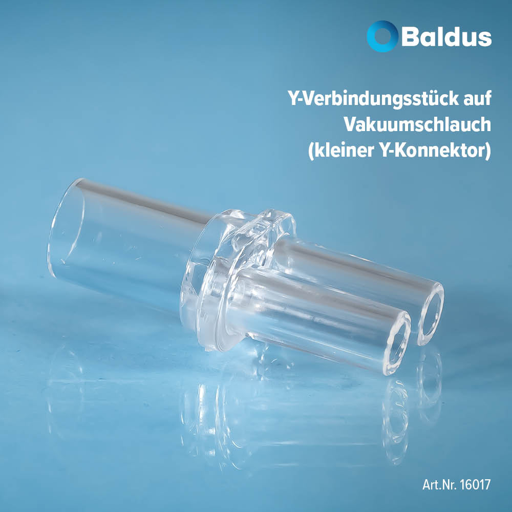 Baldus Y-Verbindungsstück auf Vakuumschlauch / kleiner Y-Konnektor