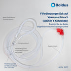 Baldus Y-Verbindungsstück auf Vakuumschlauch / kleiner Y-Konnektor