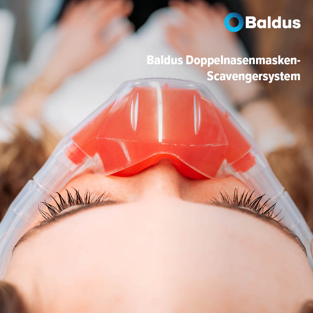 Doppelnasenmasken-Scavengersystem