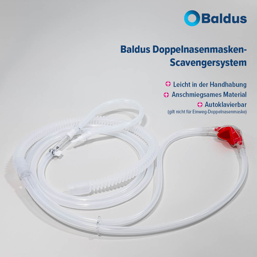 Doppelnasenmasken-Scavengersystem