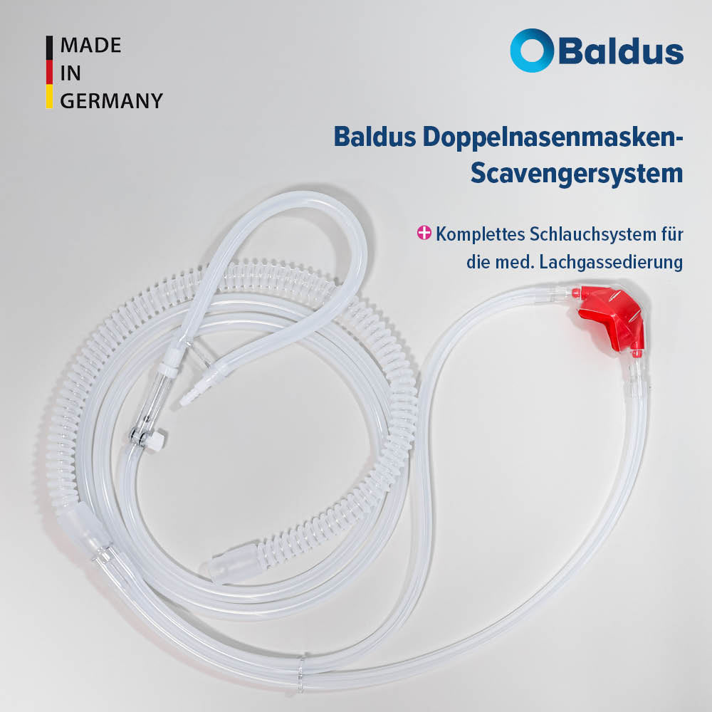 Doppelnasenmasken-Scavengersystem